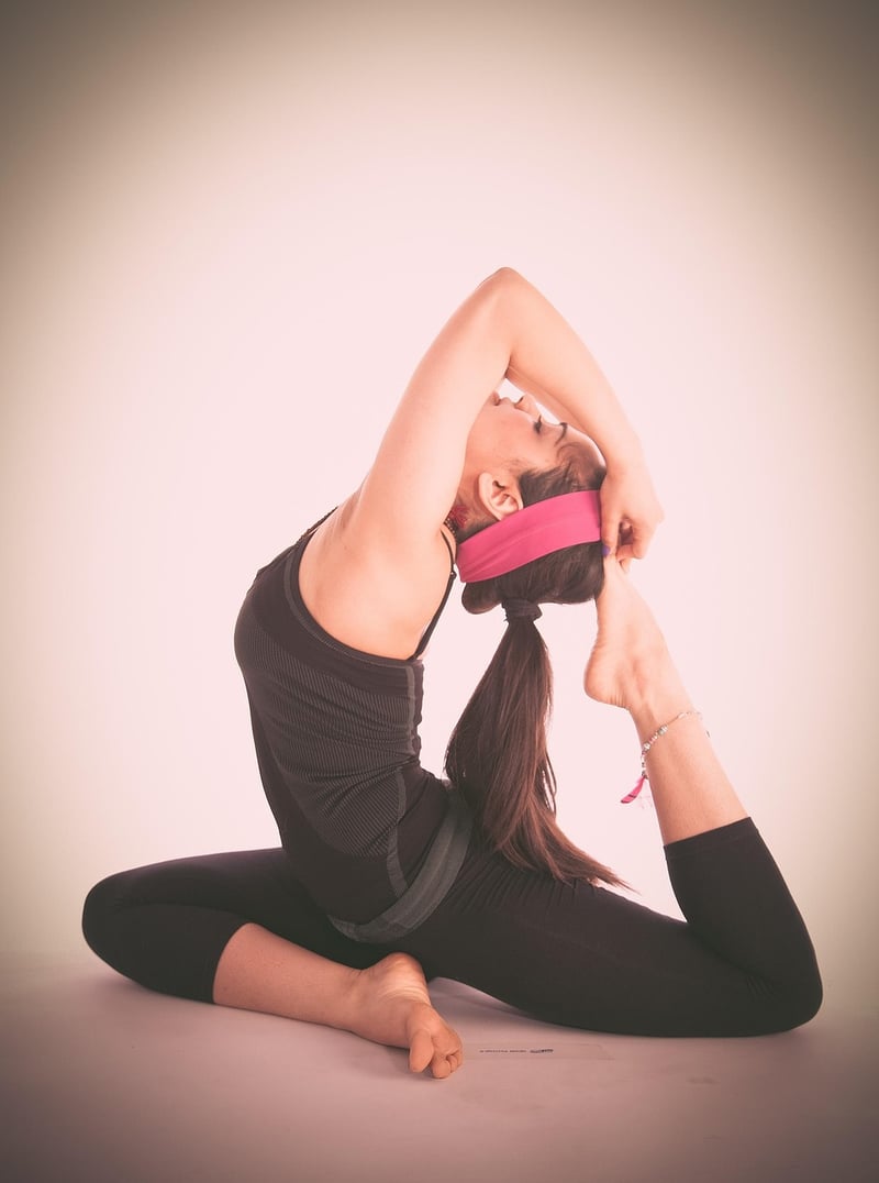 Yoga practice for stress relief